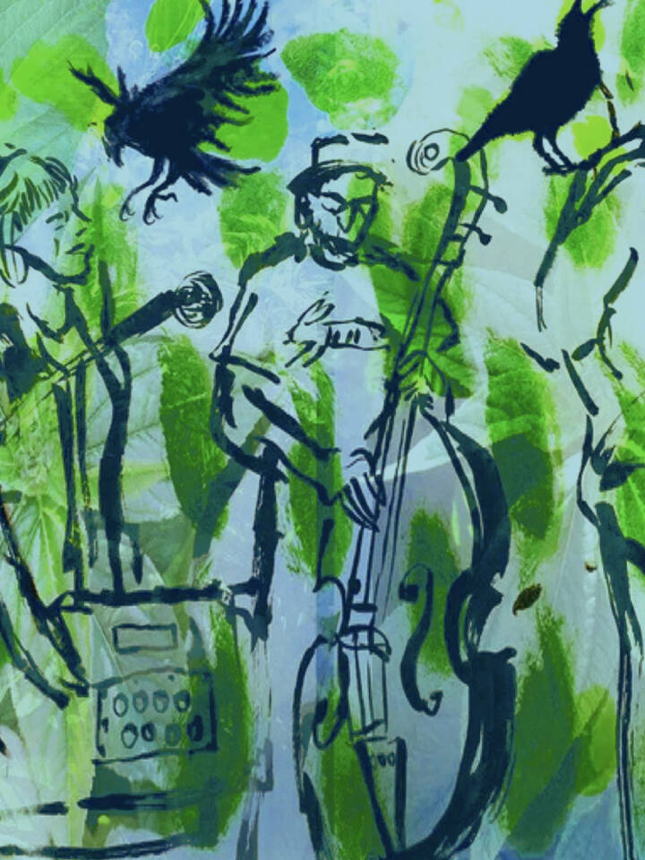 colourful hand drawn illustration of musicians